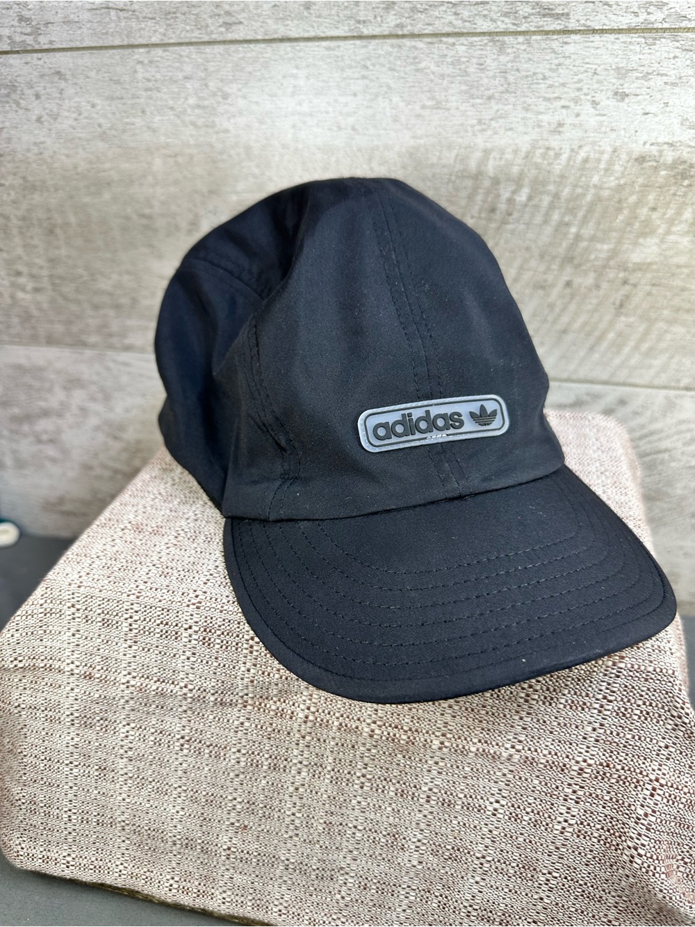adidas Originals Sideline 4-Panel Hat Cap Black with Side Zip Pocket